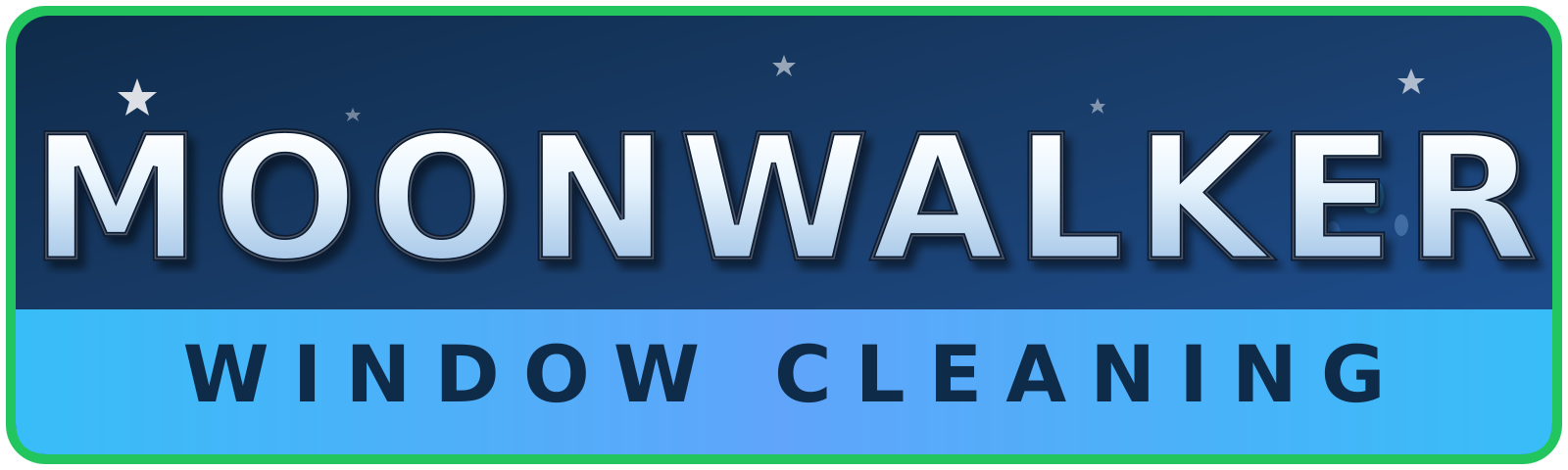 Moonwalker Window Cleaning Logo