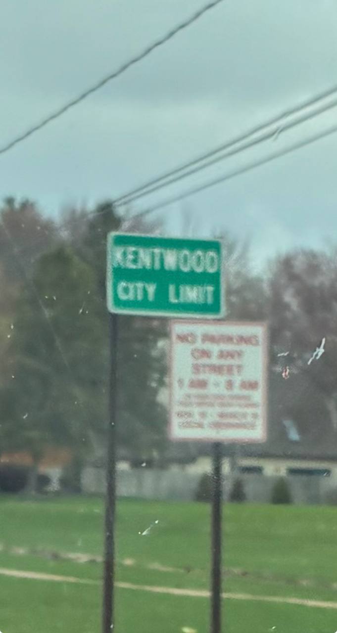 Kentwood City Limit sign — Kentwood, Michigan