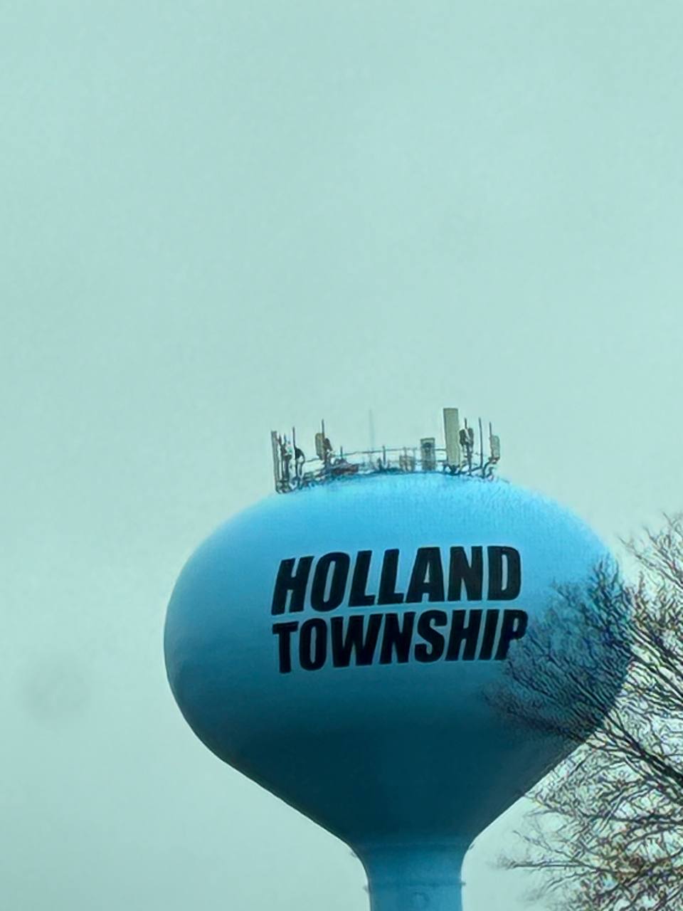 Holland Township water tower — Holland, Michigan landmark