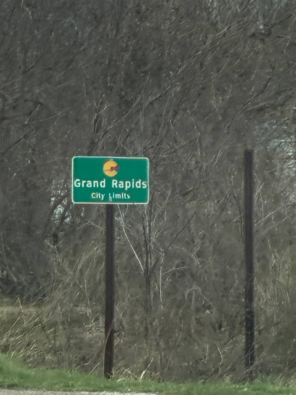 Grand Rapids City Limits sign — Grand Rapids, Michigan