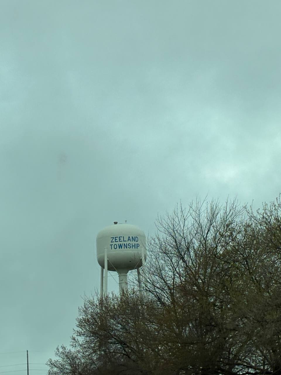 Zeeland Township water tower — Zeeland, Michigan landmark